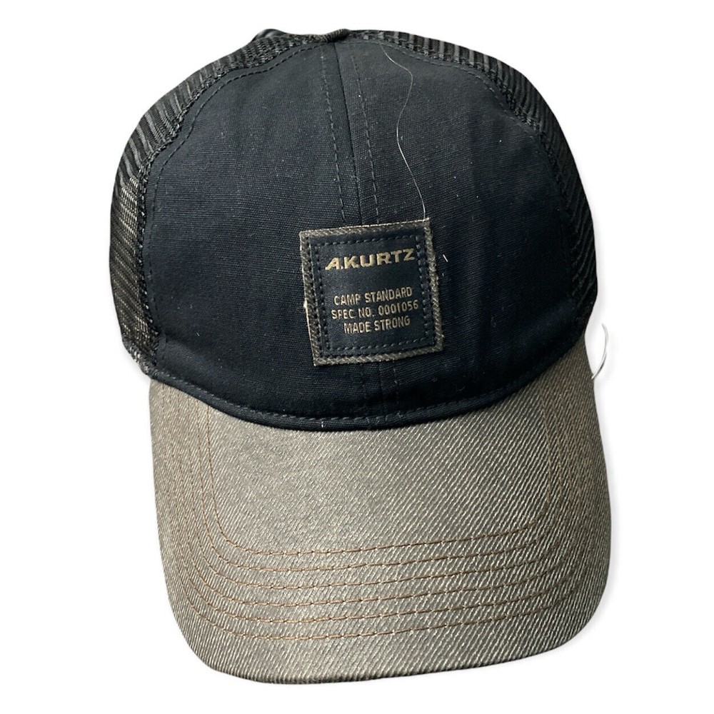 COPY - Men's Suede Visor Trucker Baseball Cap A. Kurtz Hat, Black, OSFA Adjusta…